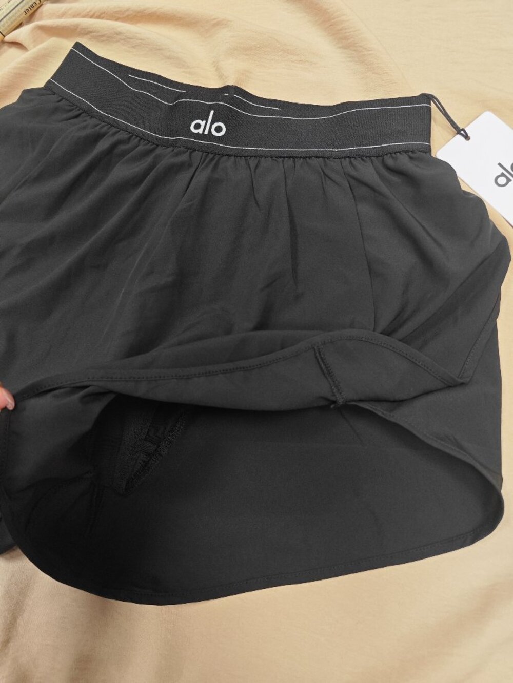 ALO Yoga Match Point Shorts Black😘💕 Brand new with tags - Picture 7 of 9